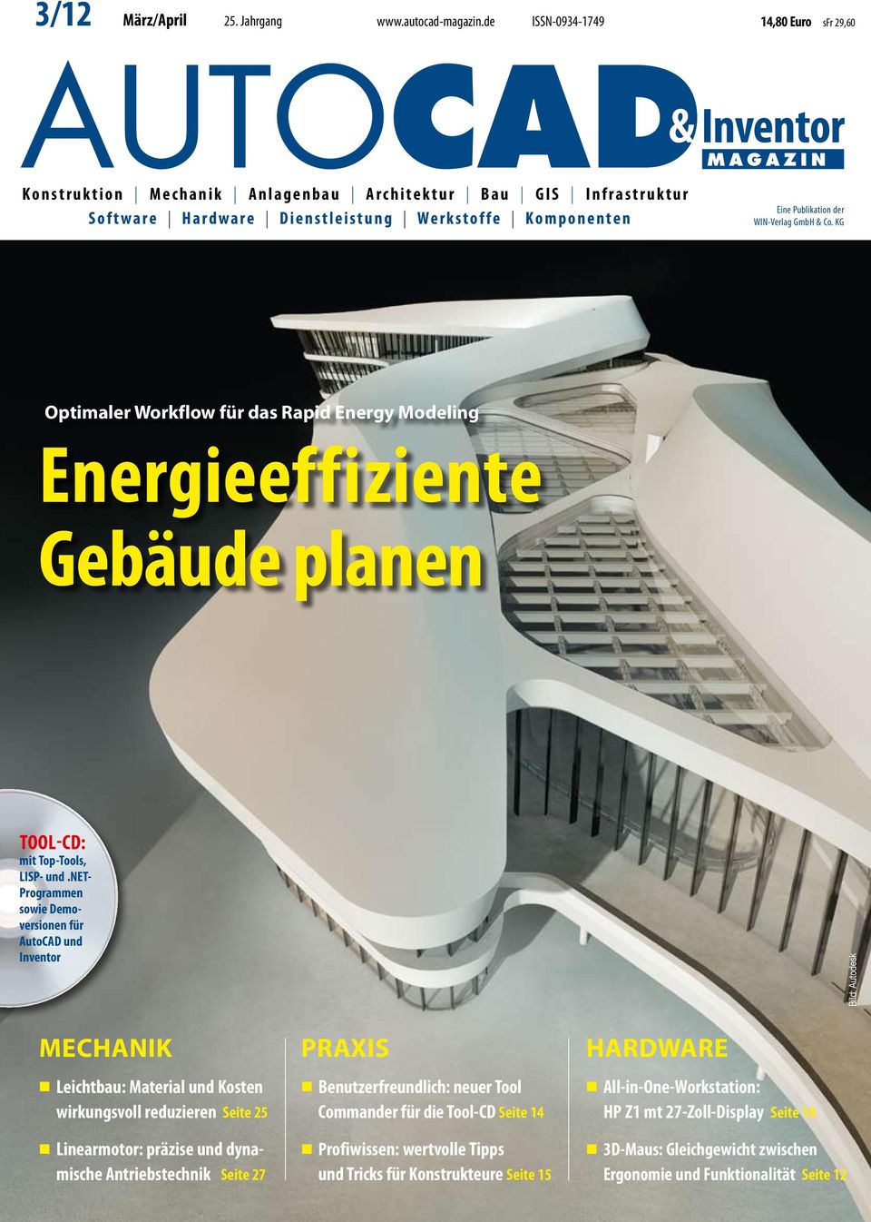 GmbH & Co. KG Optimaler Workflow für das Rapid Energy Modeling Energieeffiziente Gebäde planen TOOL-CD: mit Top-Tools, LISP- nd.