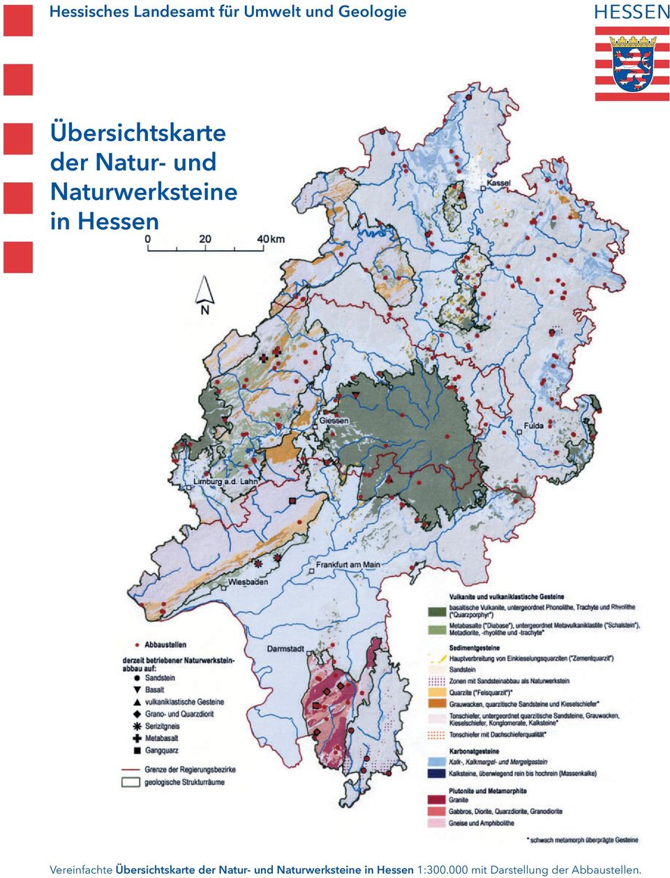 Hessen Vereinfachte  Hessen 1:300.