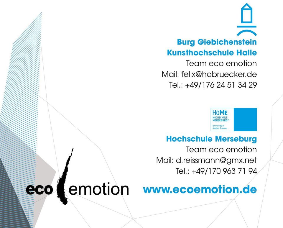 : +49/176 24 51 34 29 Hochschule Merseburg Team eco