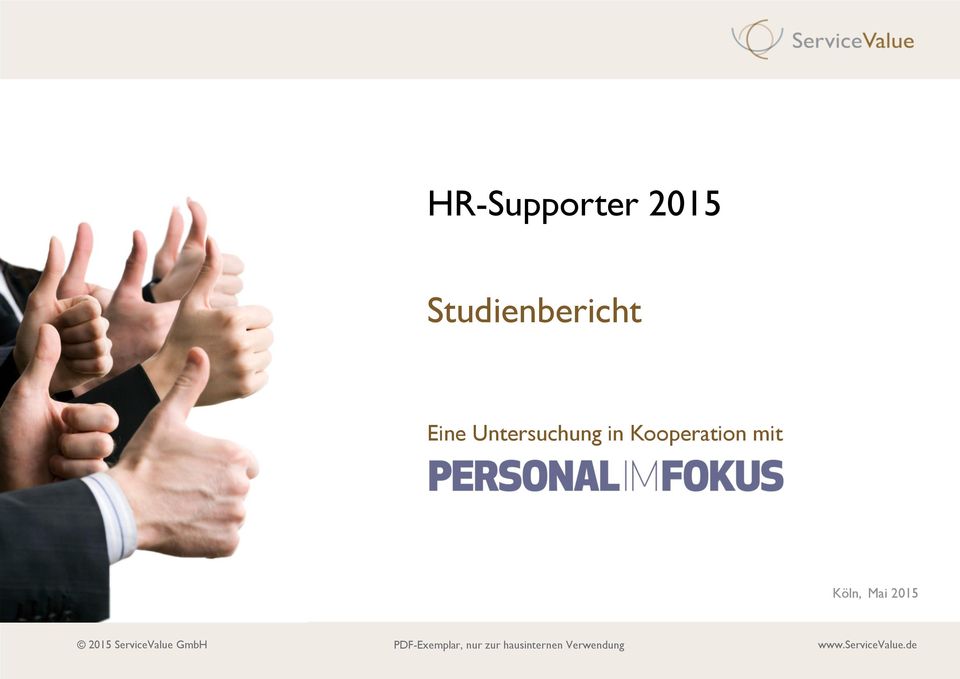 2015 2015 ServiceValue GmbH PDF-Exemplar,