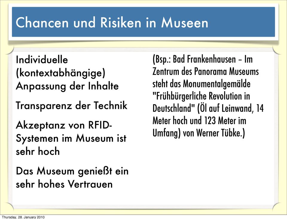 : Bad Frankenhausen Im Zentrum des Panorama Museums steht das Monumentalgemälde "Frühbürgerliche