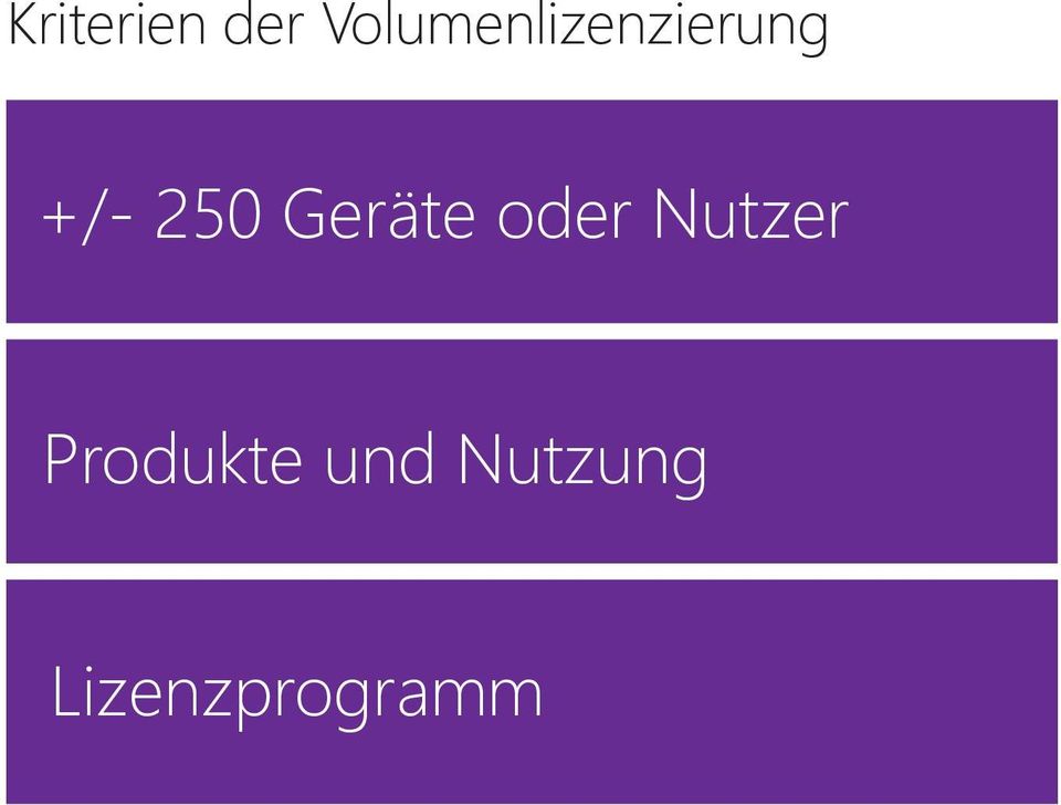 250 Geräte oder Nutzer