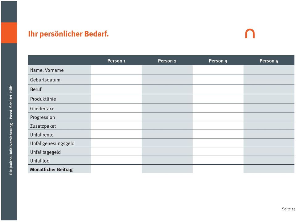 Person 4 Beruf Produktlinie Progression Zusatzpaket