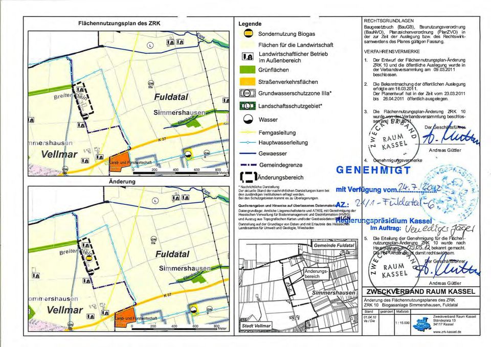 Hauptwasserleitung - Gewaesser RECHTSGRUNDLAGEN Baugesetzbuch (BauGB), Eßunutzungsverordn ung (BauNl/O), Pan2!lichenverordnung (PanZVO) in der 2Ur ze~ der Auslegung bzw. des Rechtswi"ksaf11V'o.