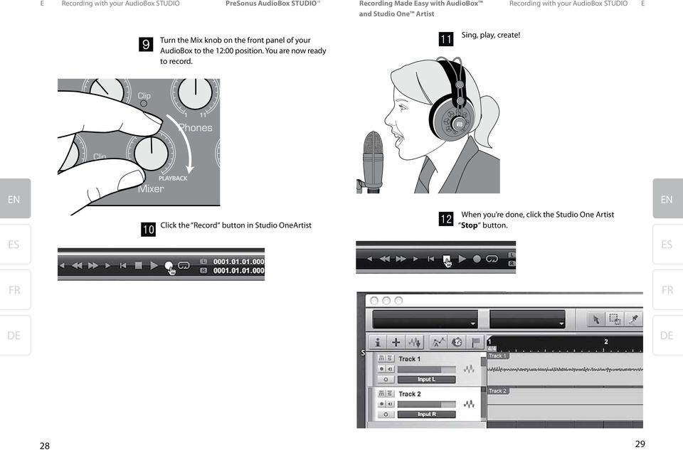 Recording Made Easy with AudioBox and Studio One Artist Sing, play, create!
