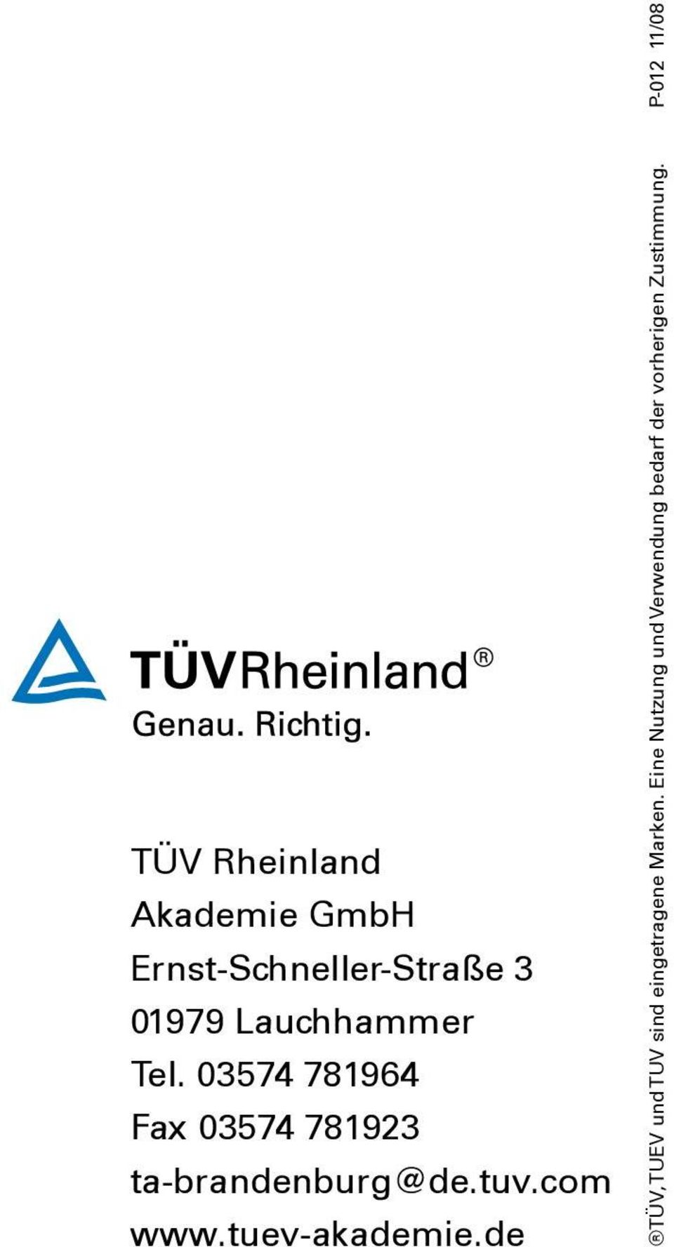 tuv.com www.tuev-akademie.