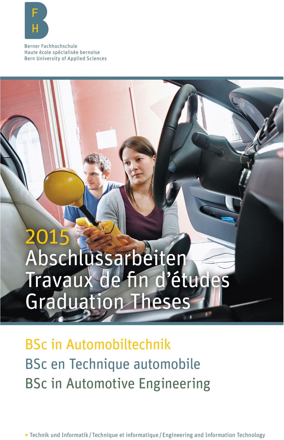 BSc in Automotive Engineering Technik und Informatik /