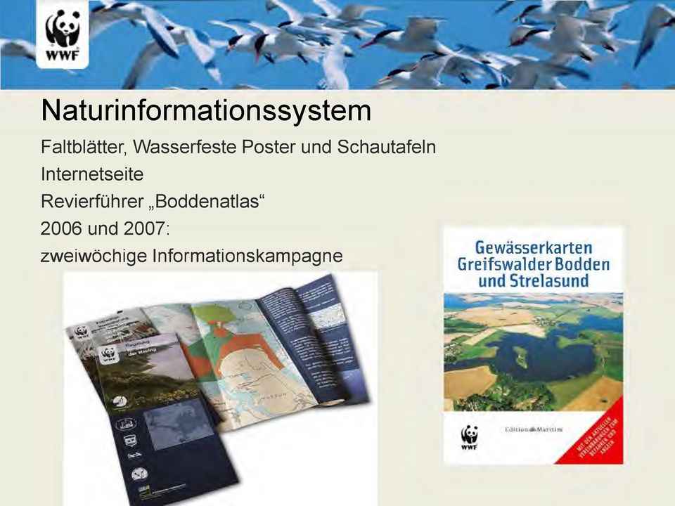 Internetseite Revierführer Boddenatlas 2006