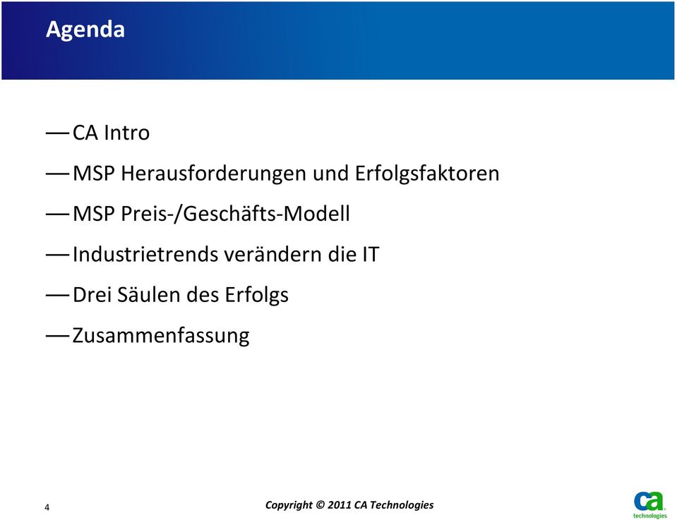 Industrietrends verändern die IT Drei Säulen