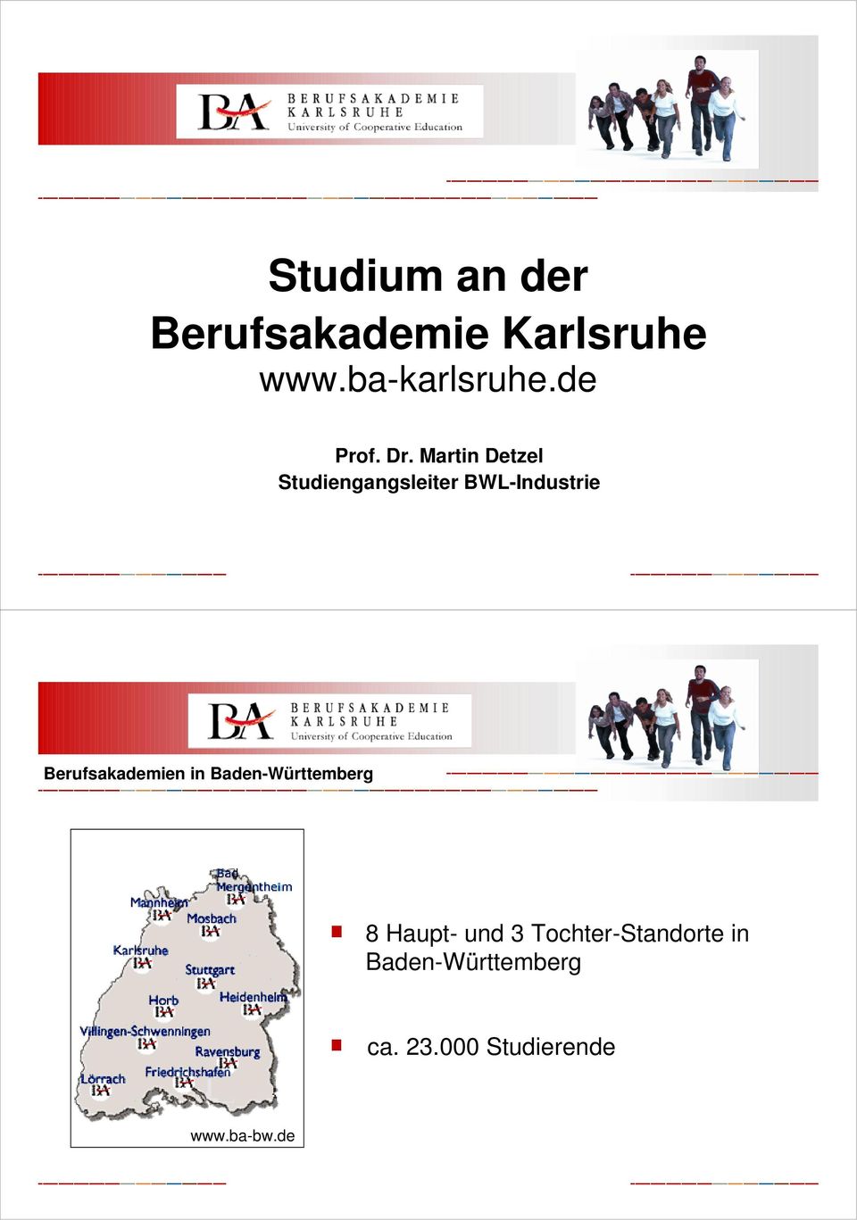 Martin Detzel Studiengangsleiter BWL-Industrie