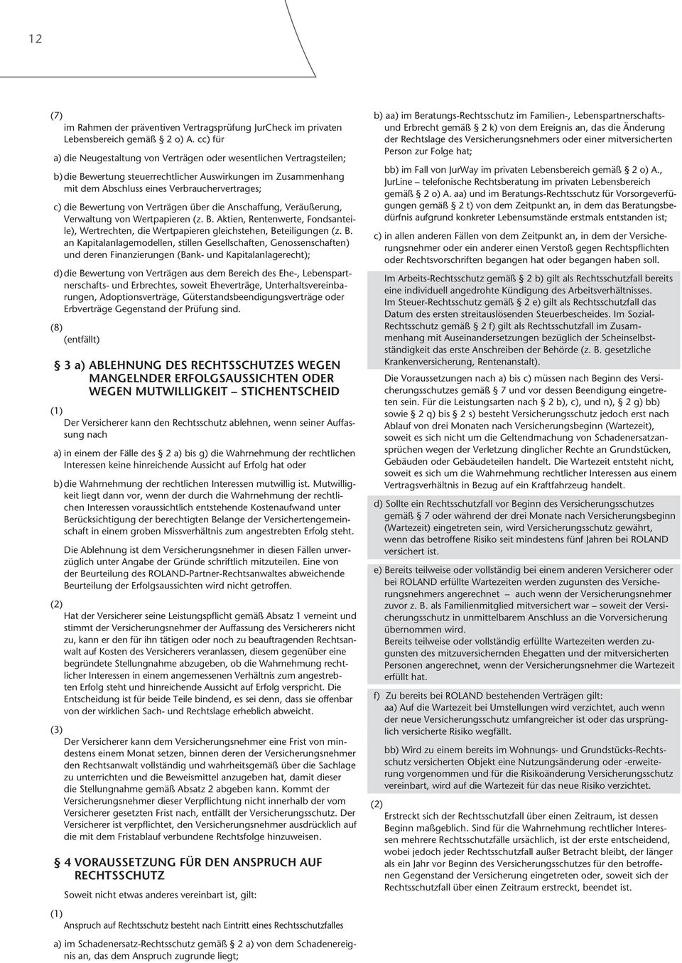 Bewertung von Verträgen über die Anschaffung, Veräußerung, Verwaltung von Wertpapieren (z. B.