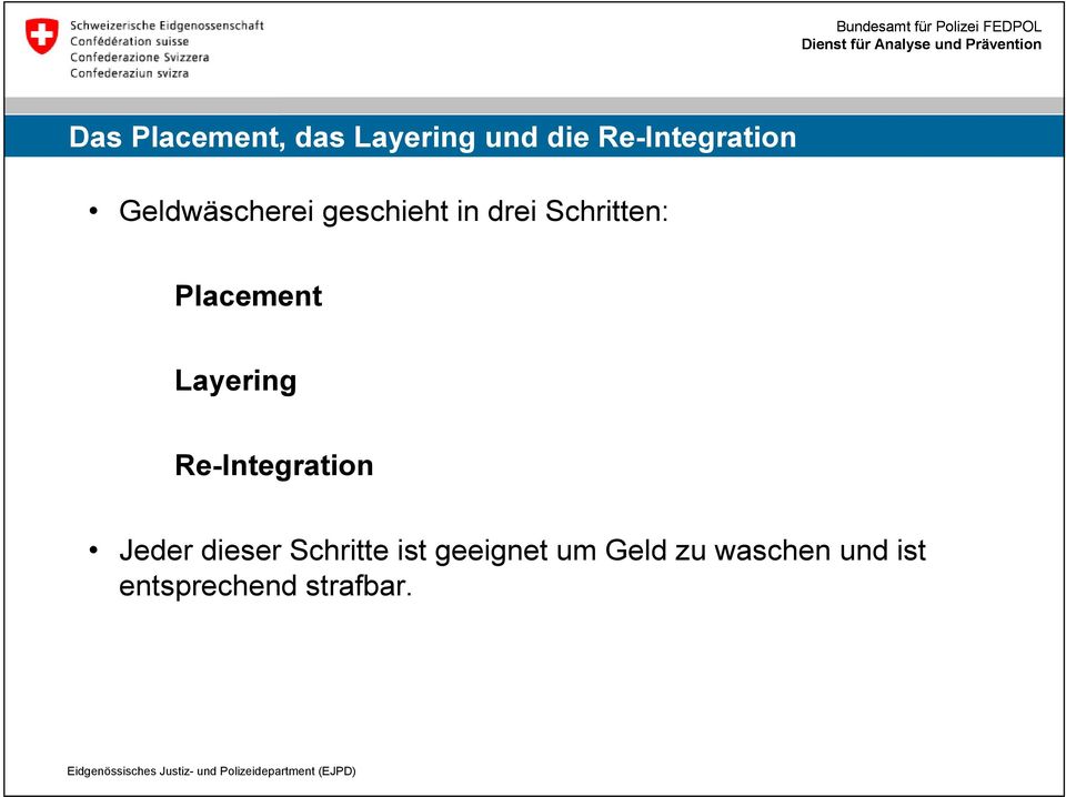 Layering Re-Integration Jeder dieser Schritte ist