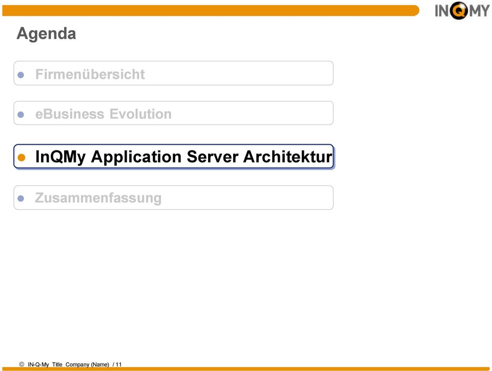 Server Architektur