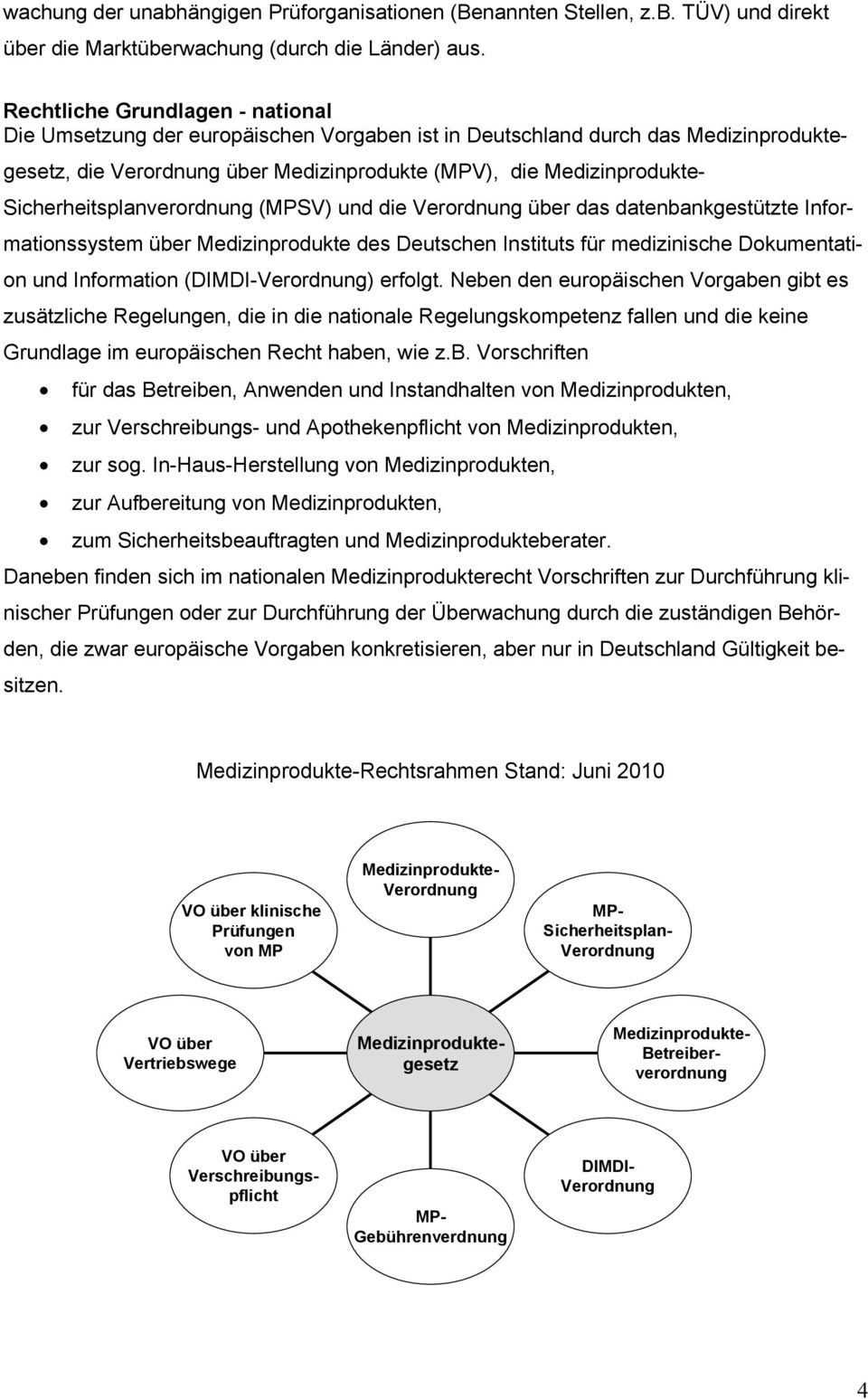 Sicherheitsplanverordnung (MPSV) und die Verordnung über das datenbankgestützte Informationssystem über Medizinprodukte des Deutschen Instituts für medizinische Dokumentation und Information
