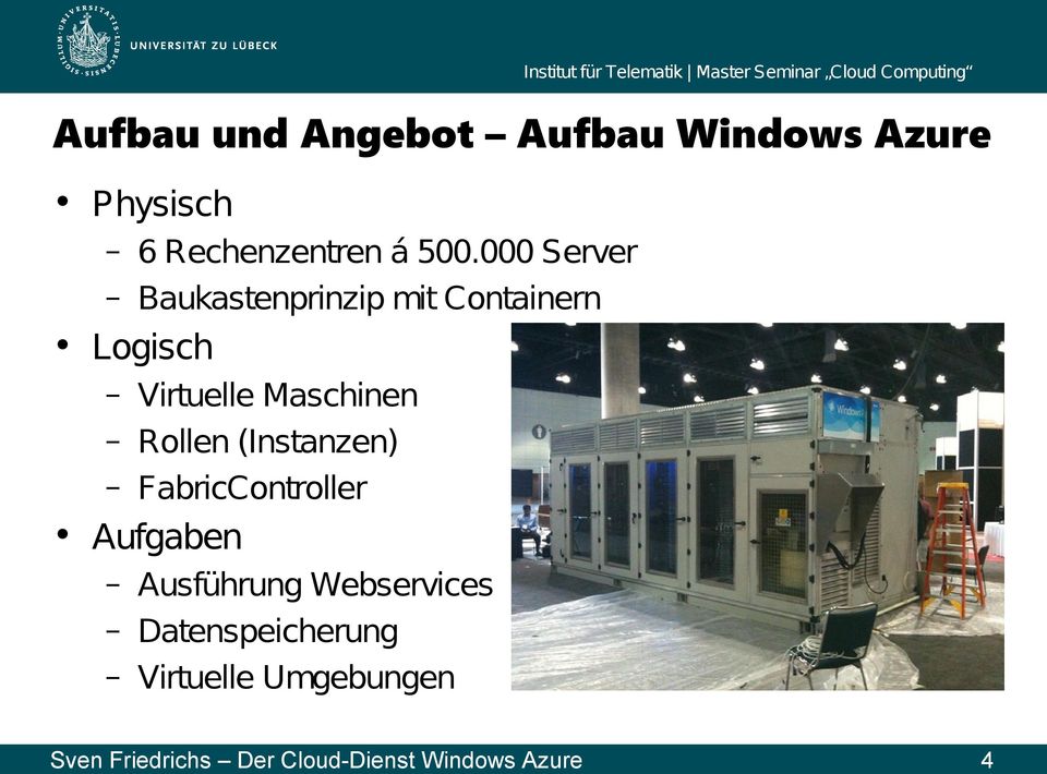 000 Server Baukastenprinzip mit Containern Logisch Virtuelle Maschinen