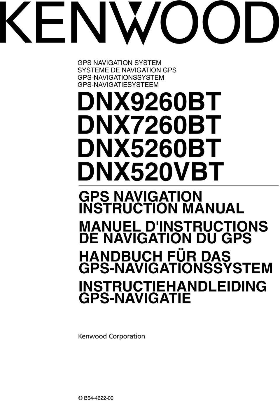 NAVIGATION INSTRUCTION MANUAL MANUEL D'INSTRUCTIONS DE NAVIGATION DU GPS