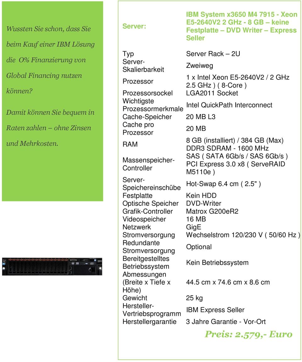 2.5 GHz ) ( 8-Core ) Prozessorsockel LGA2011 Socket Wichtigste Intel QuickPath Interconnect Prozessormerkmale Cache-Speicher 20 MB L3 Cache pro Prozessor 20 MB RAM 8 GB (installiert) / 384 GB (Max)