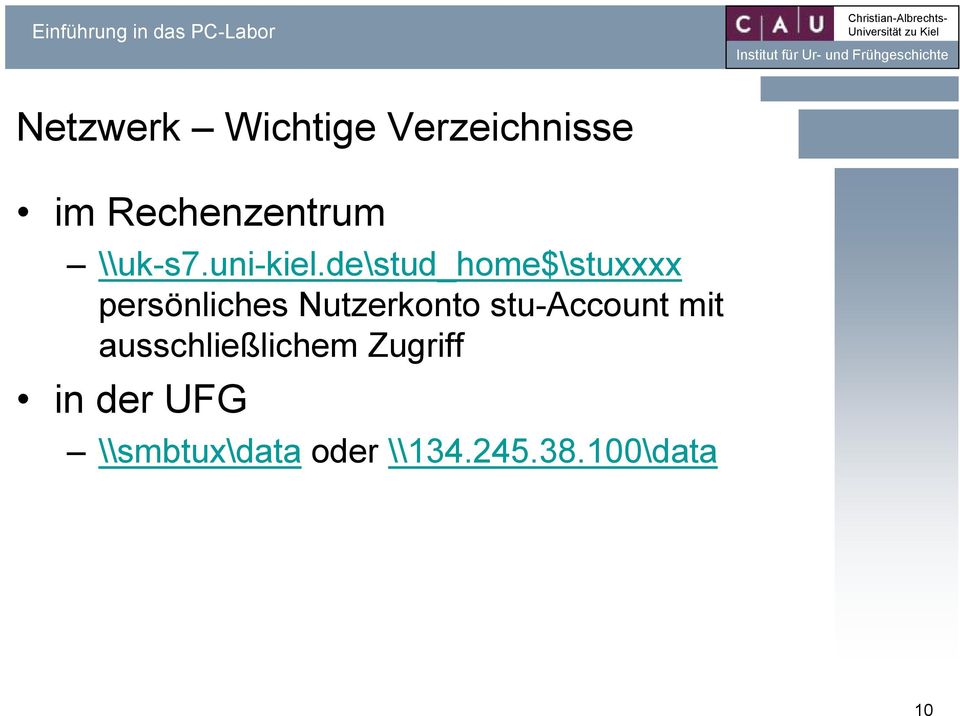 de\stud_home$\stuxxxx persönliches Nutzerkonto