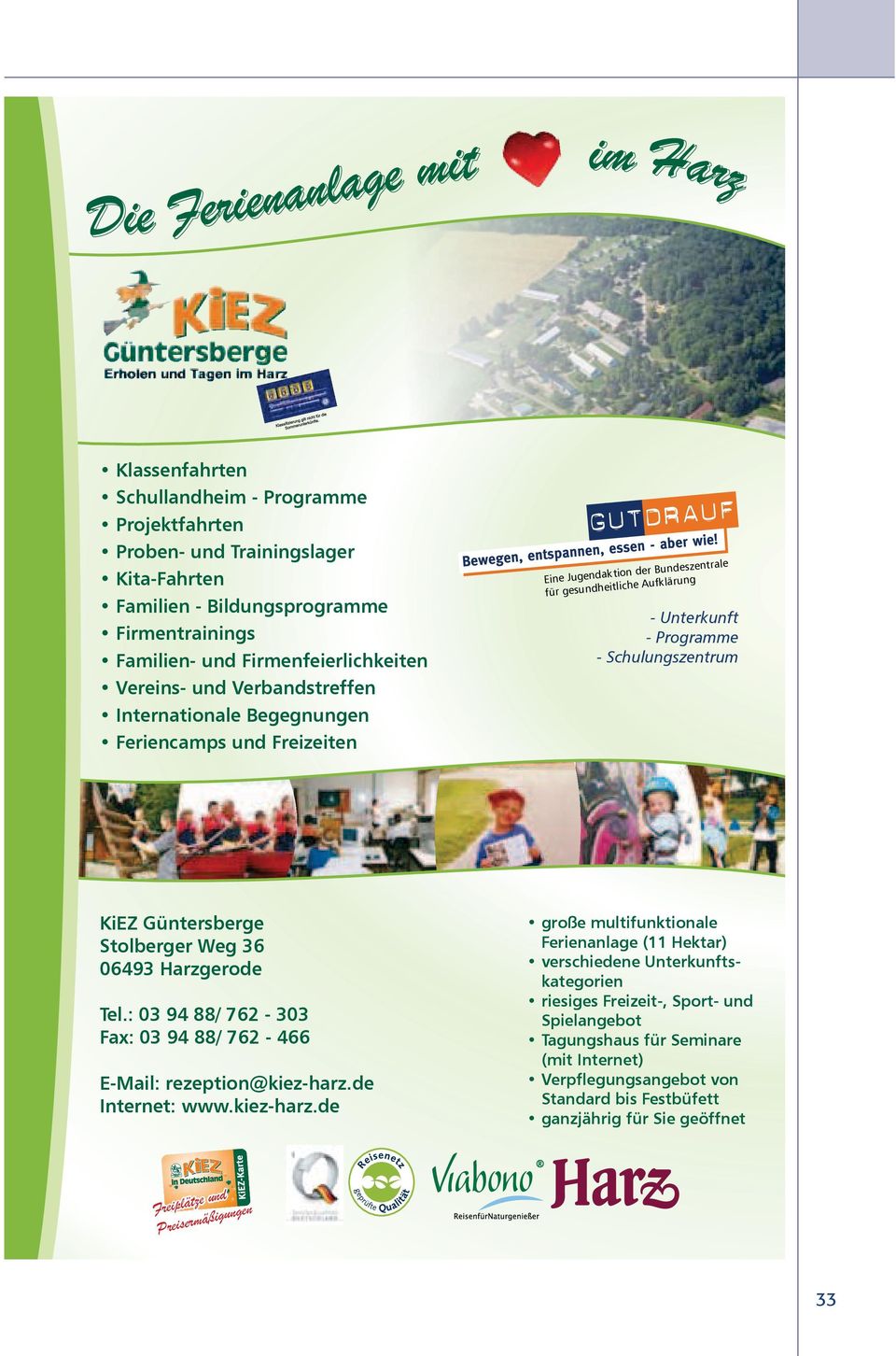 Programme - Schulungszentrum 06493 Harzgerode