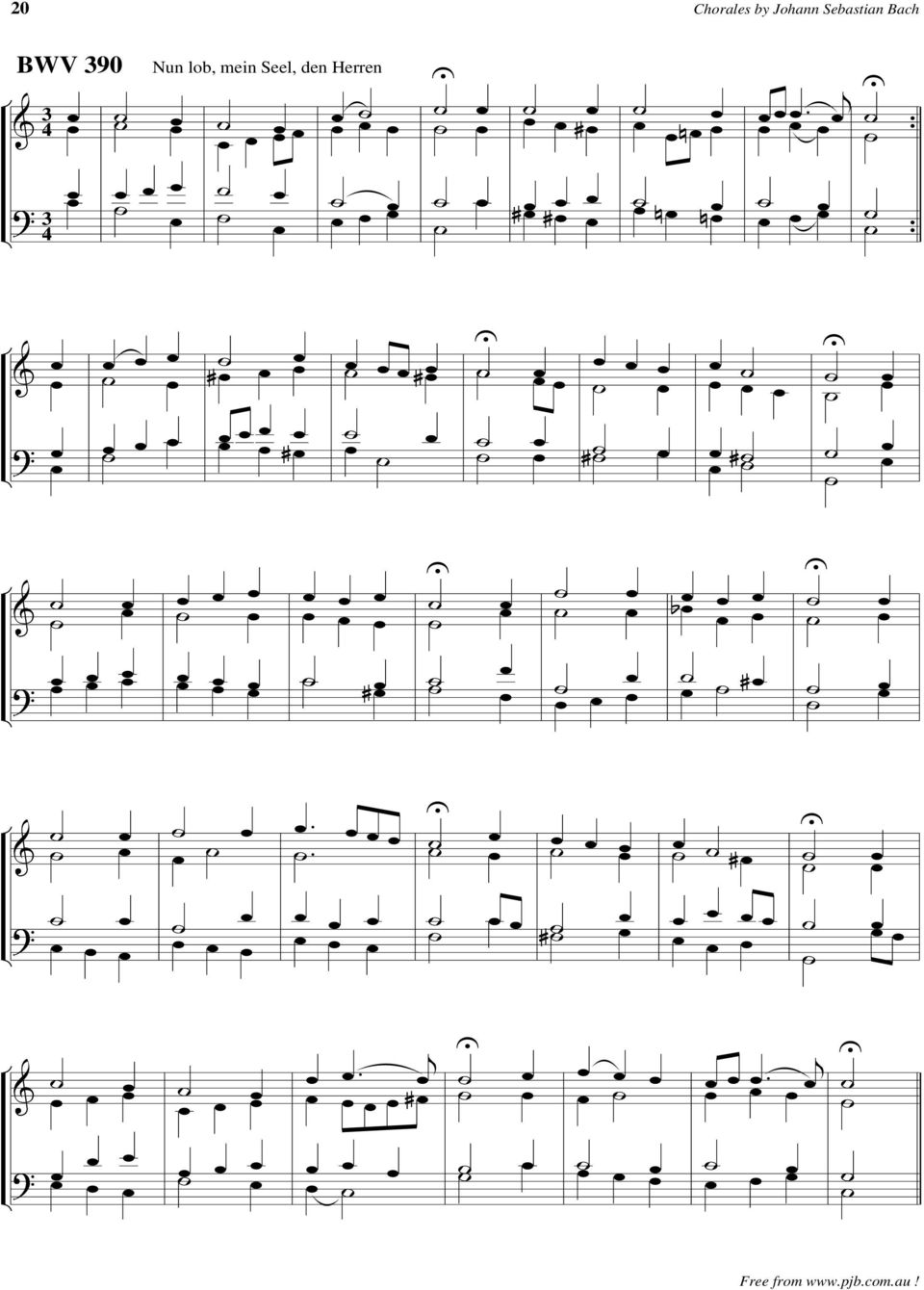 Bach BWV 90 Nun