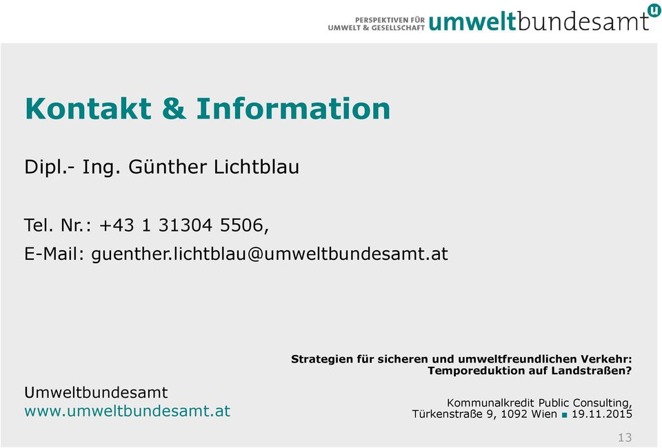 at Umweltbundesamt www.umweltbundesamt.
