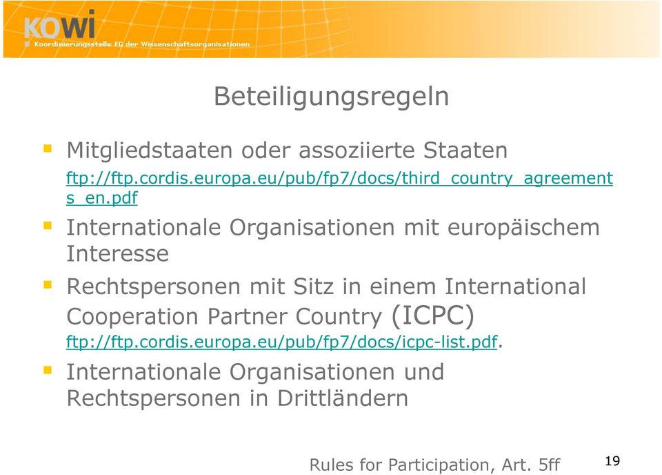 pdf Internationale Organisationen mit europäischem Interesse Rechtspersonen mit Sitz in einem International