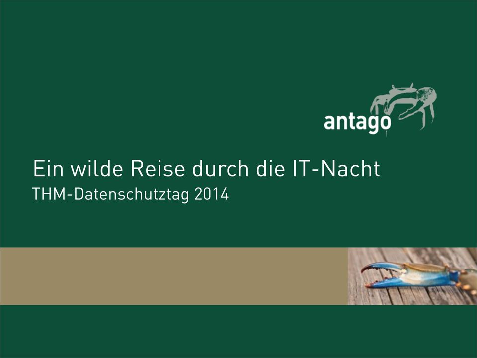 Antago Antago GmbH Heinrichstr.