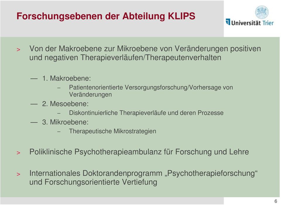 Mesoebene: Diskontinuierliche Therapieverläufe und deren Prozesse 3.