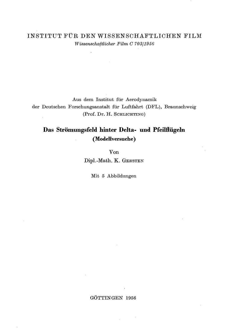 Braunschweig (Prof. Dr. H.