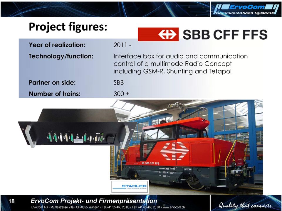 of a multimode Radio Concept including GSM-R, Shunting and Tetapol