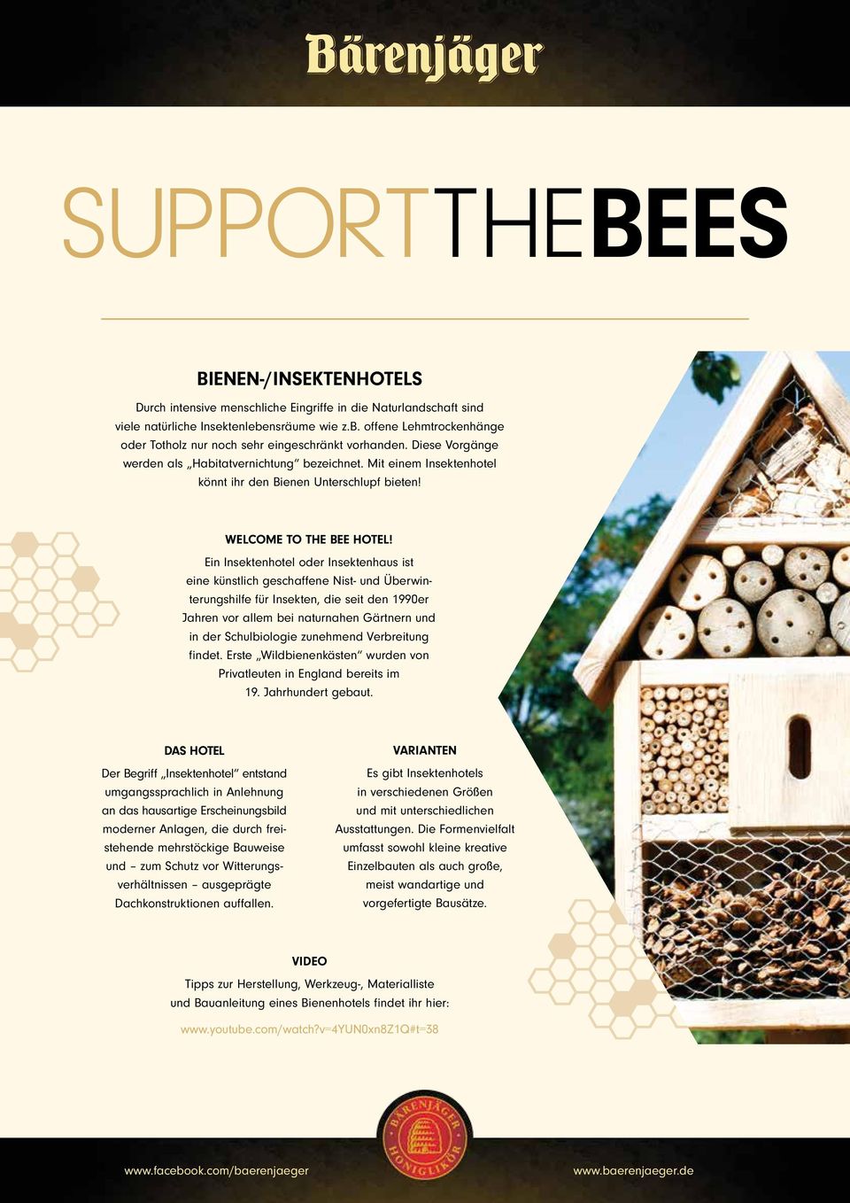 Ein Insektenhotel oder Insektenhaus ist eine künstlich geschaffene Nist- und Überwinterungshilfe für Insekten, die seit den 1990er Jahren vor allem bei naturnahen Gärtnern und in der Schulbiologie