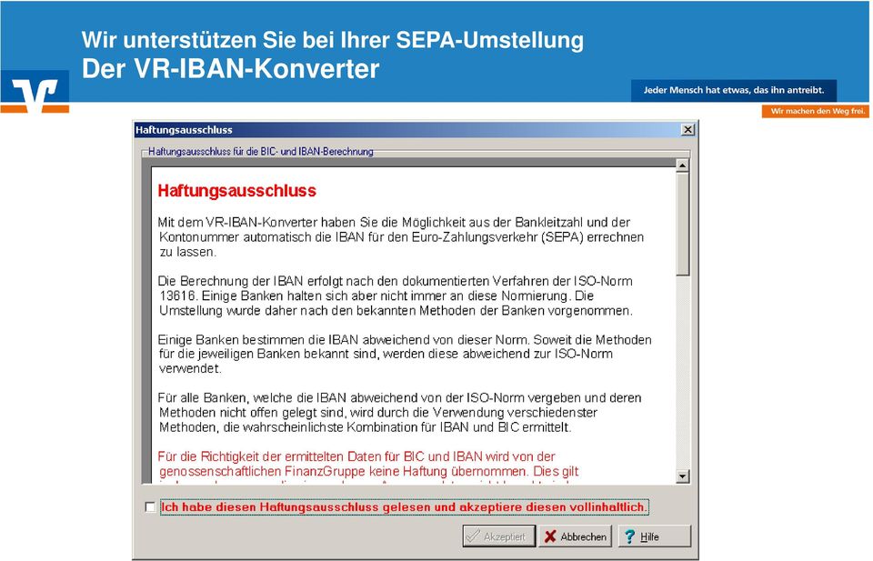 SEPA-Umstellung