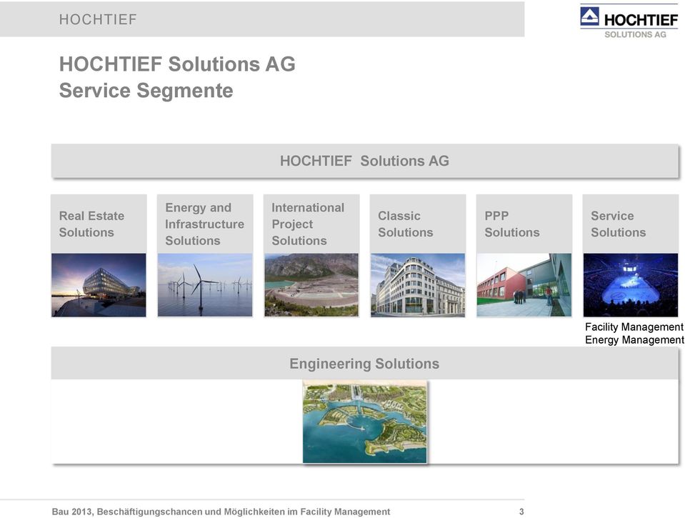 Solutions PPP Solutions Service Solutions Facility Management Energy Management