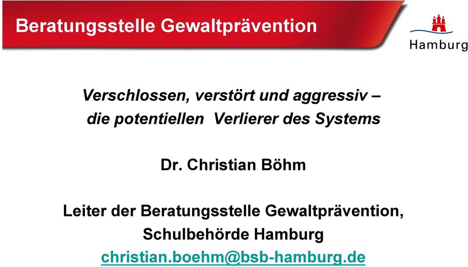 Christian Böhm Leiter der Beratungsstelle