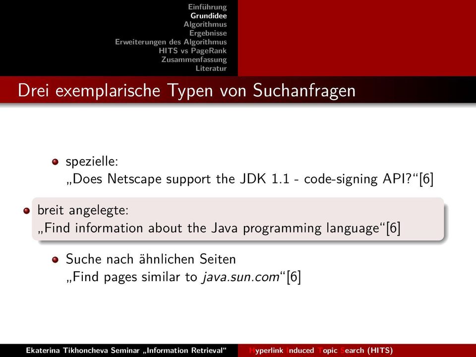 [6] breit angelegte: Find information about the Java programming