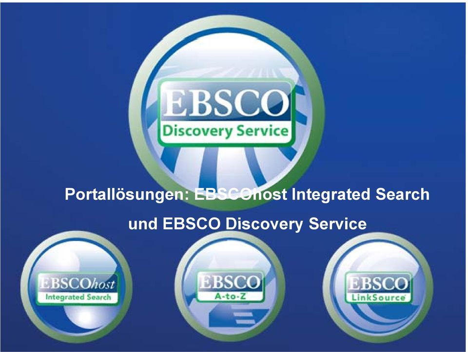 EBSCOhost Integrated Search (EHIS) -