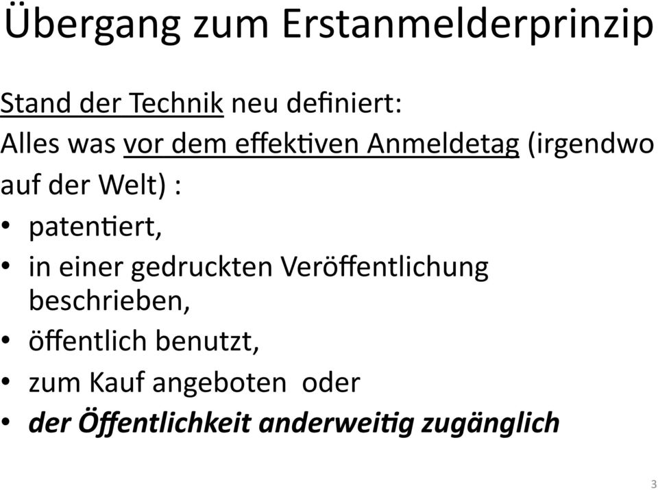 patenrert, in einer gedruckten Veröffentlichung beschrieben,