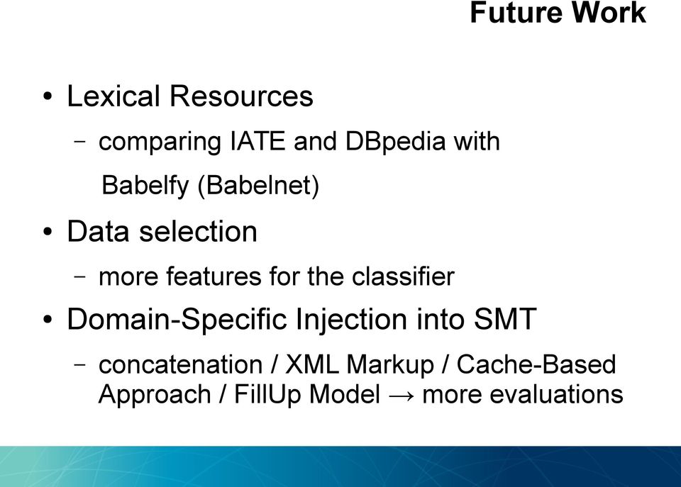 classifier Domain-Specific Injection into SMT concatenation /