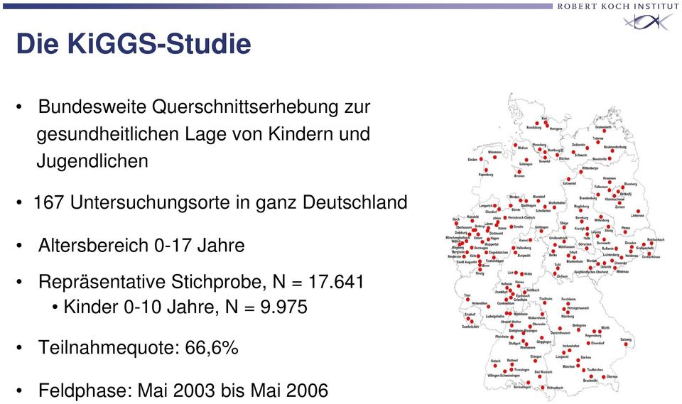 Deutschland Altersbereich 0-17 Jahre Repräsentative Stichprobe, N = 17.