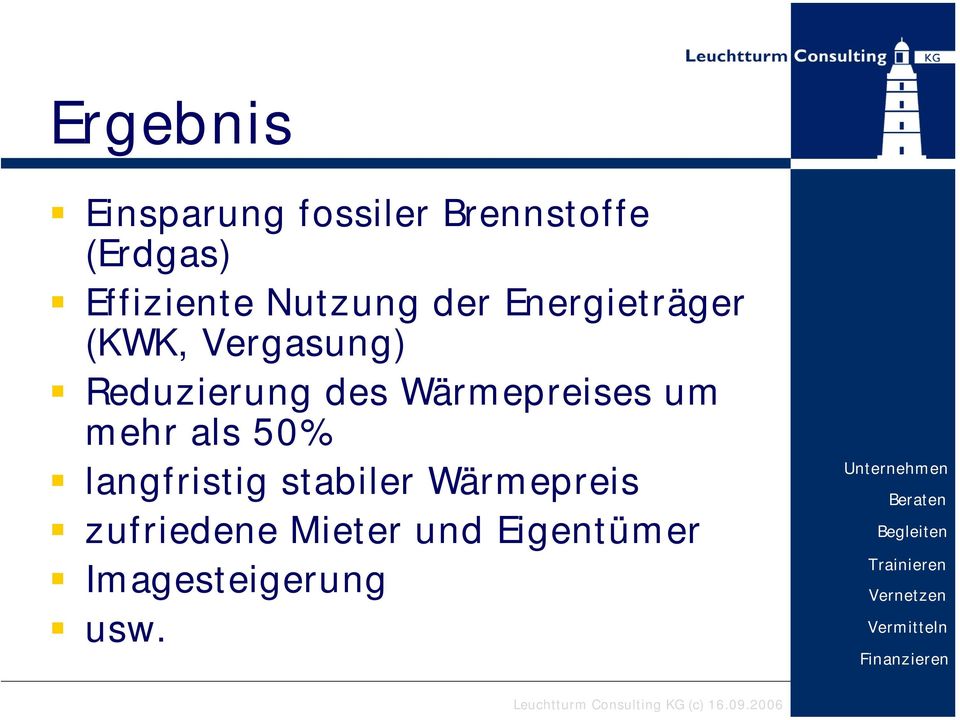 Reduzierung des Wärmepreises um mehr als 50% langfristig