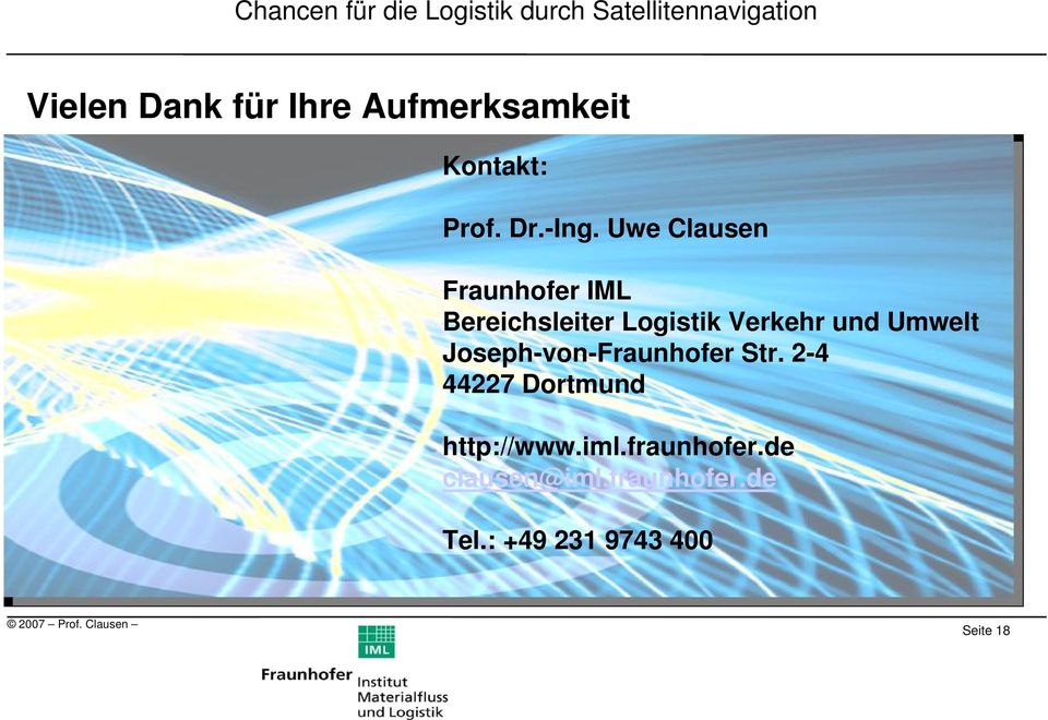 Umwelt Joseph-von-Fraunhofer Str. 2-4 44227 Dortmund http://www.