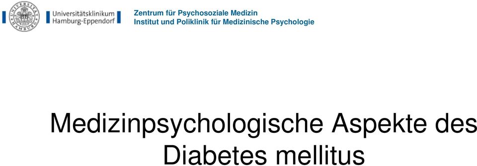 Medizinische Psychologie