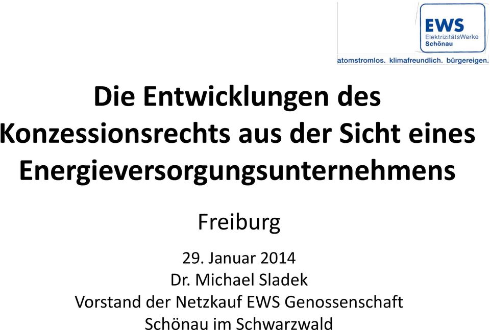Freiburg 29. Januar 2014 Dr.