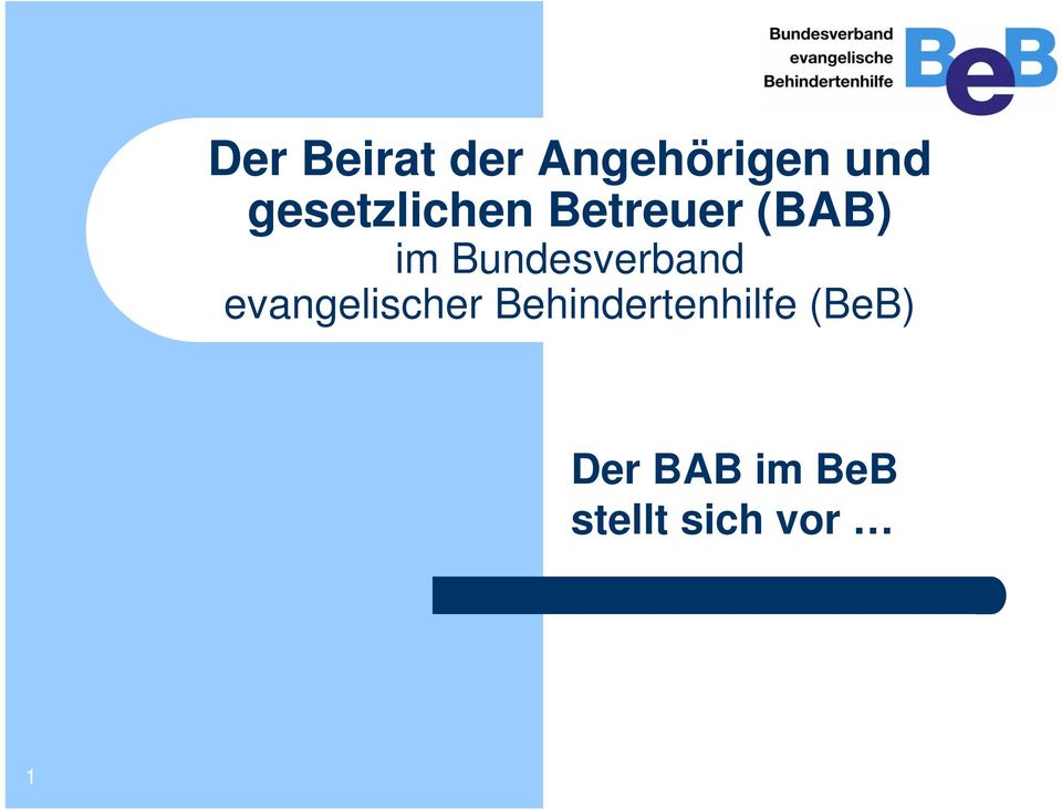 Bundesverband evangelischer