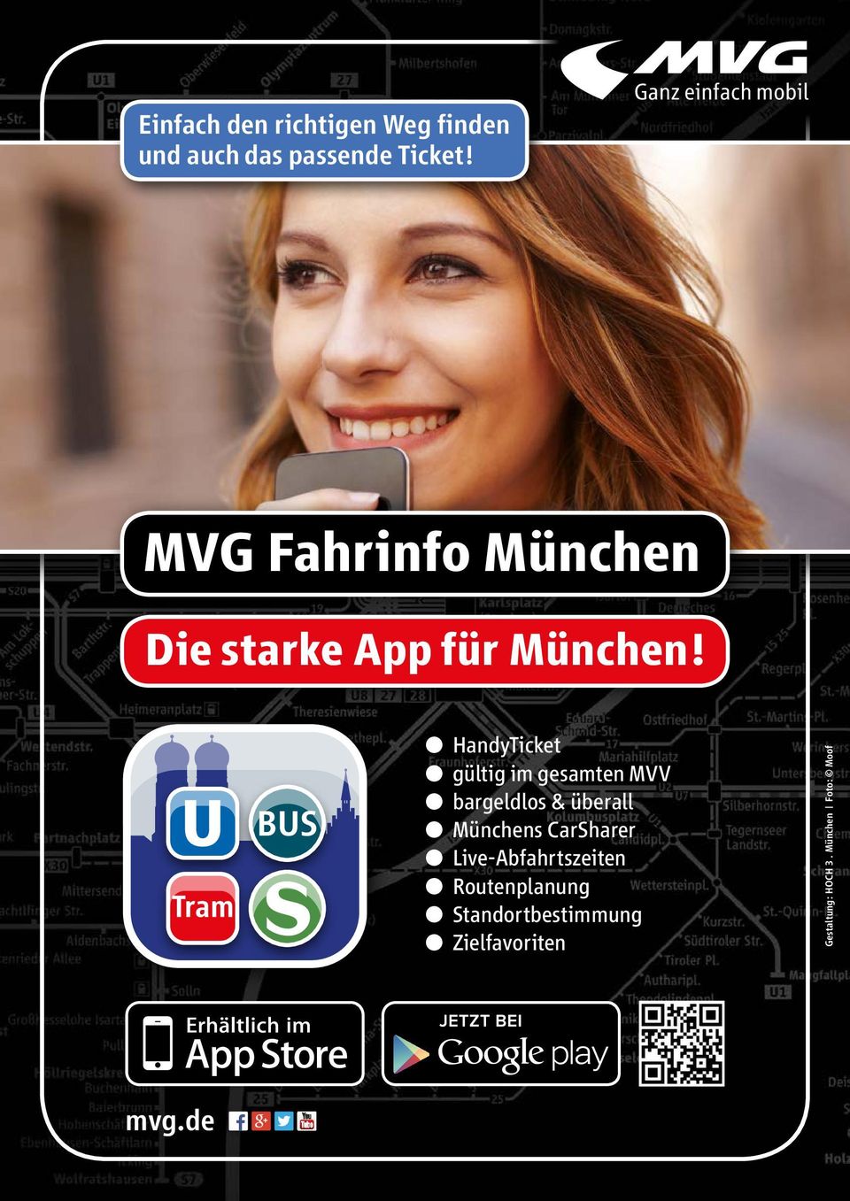 l HandyTicket l gültig im gesamten MVV l bargeldlos & überall l Münchens
