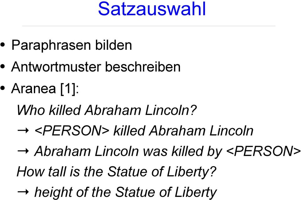 <PERSON> killed Abraham Lincoln Abraham Lincoln was killed