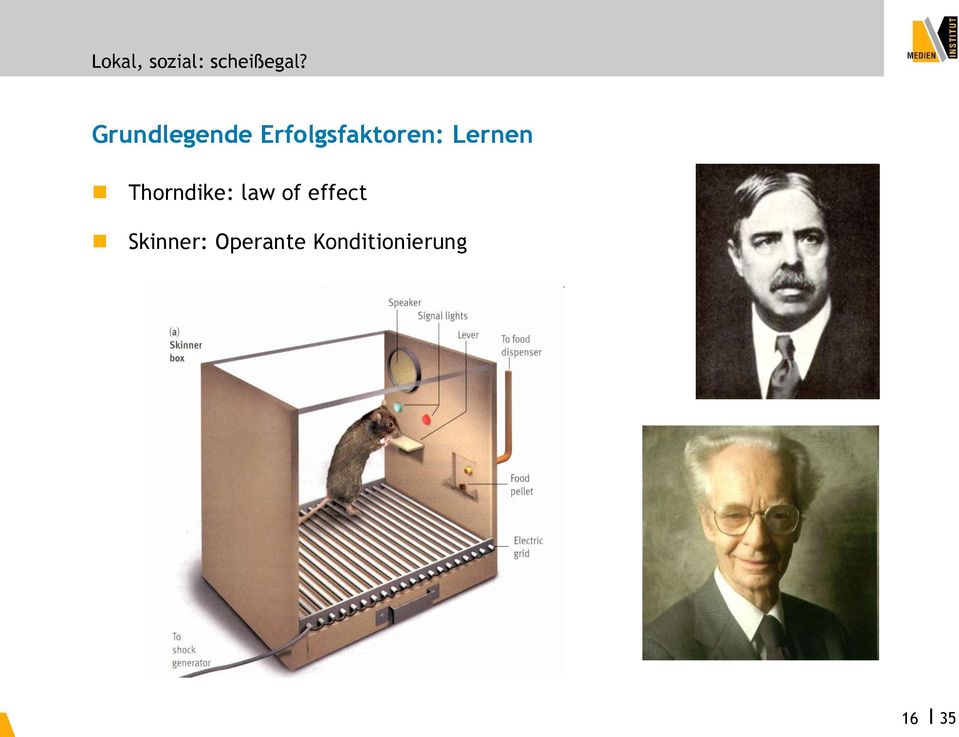 Thorndike: law of effect