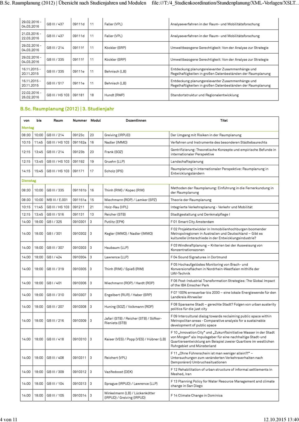 2016 GB III / 437 09111d 11 Faller Analyseverfahren in der Raum- und Mobilitätsforschung GB III / 437 09111d 11 Faller Analyseverfahren in der Raum- und Mobilitätsforschung GB III / 214 09111f 11