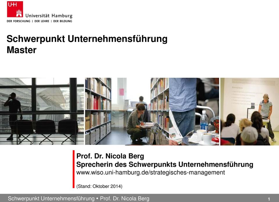 Unternehmensführung www.wiso.uni-hamburg.
