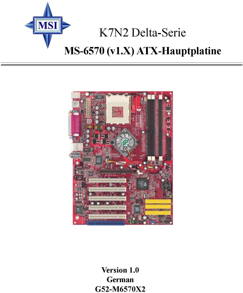 x) ATX-Hauptplatine